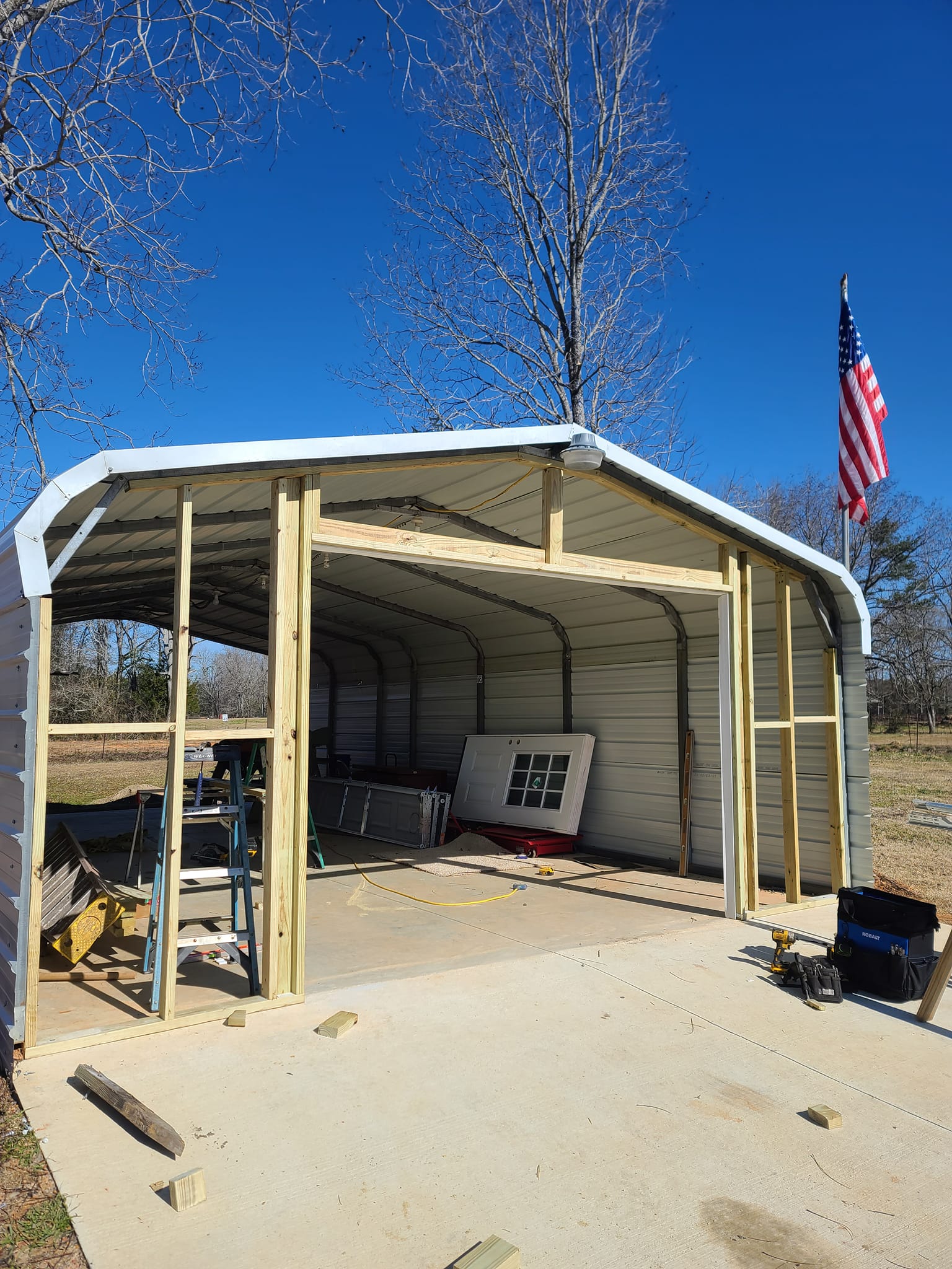 How to Turn A Carport Into An Enclosed Garage Carport Enclosures