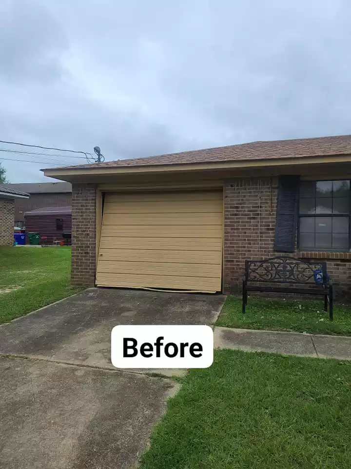 Before Garage Door Service