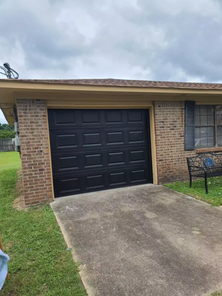 Black Garage Doors