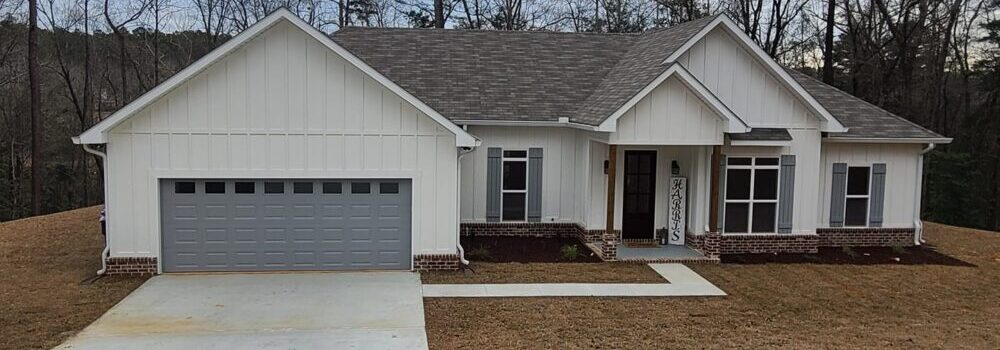 gray garage door - cropped image